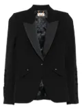 Elisabetta Franchi peak-lapels blazer - Black