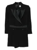 Elisabetta Franchi double-breasted jumpsuit - Black