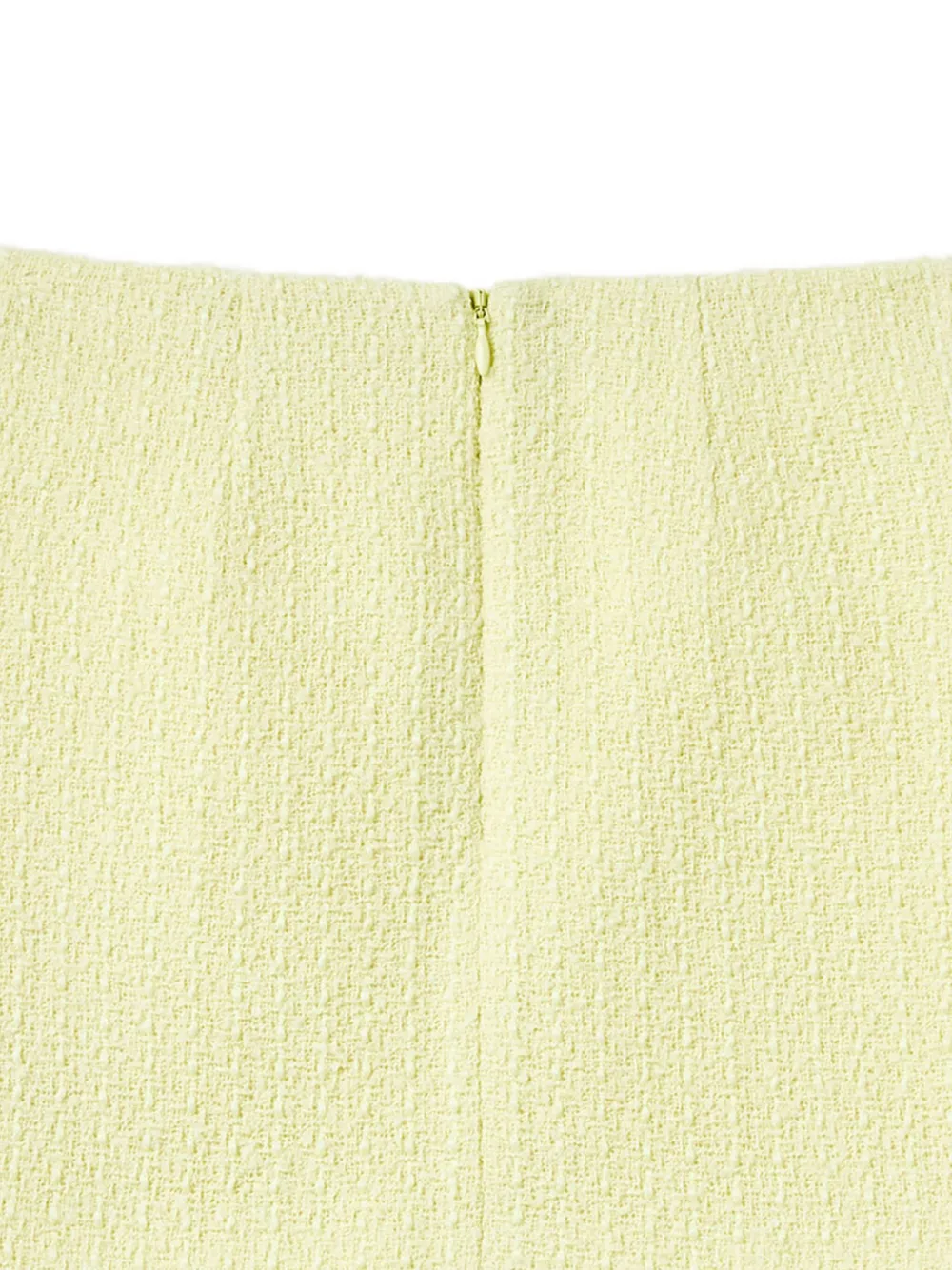 Self-Portrait Kids Tweed mini-rok Geel