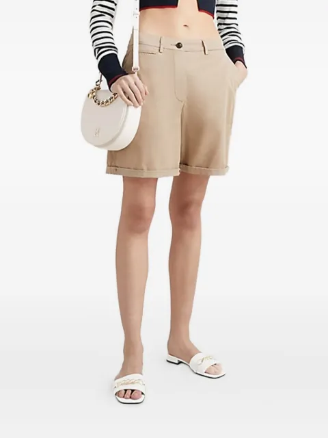 Tommy Hilfiger pleated-cuffed trousers