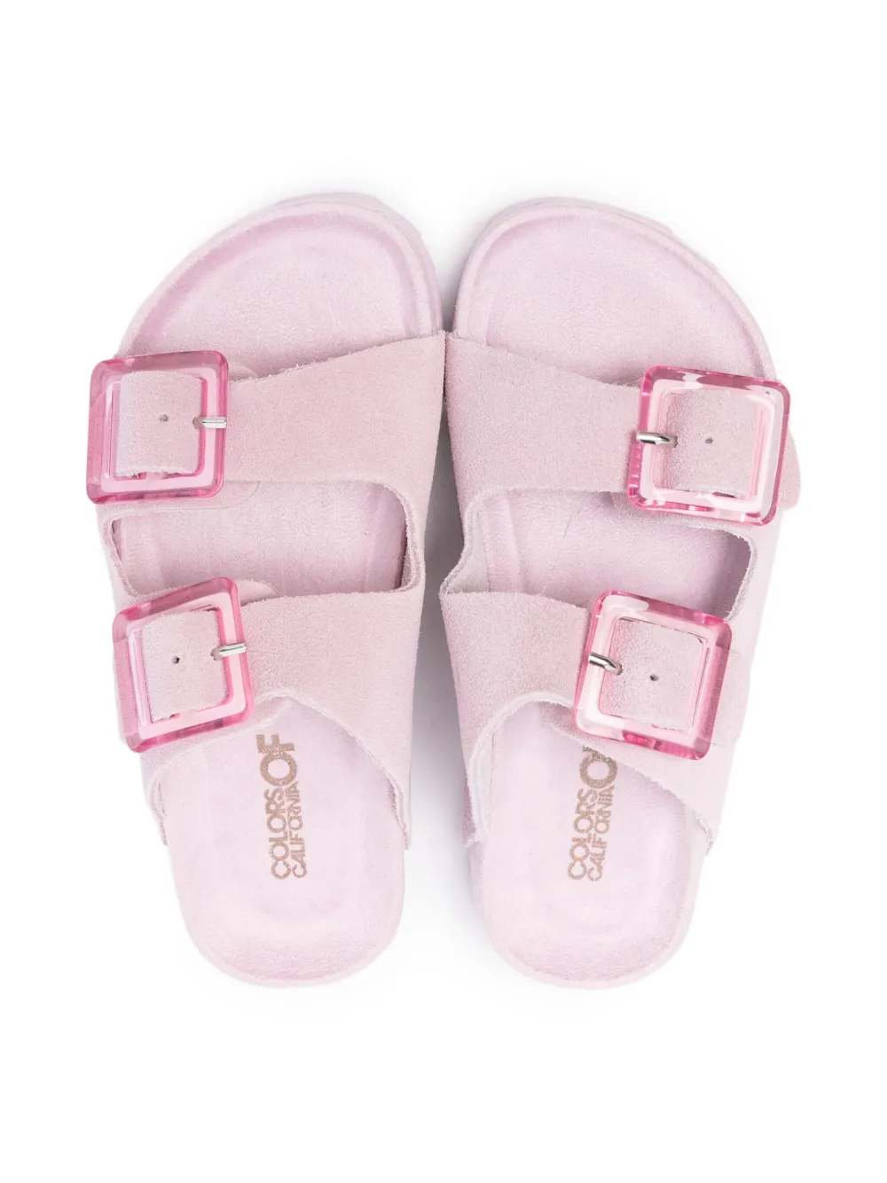 Colors Of California Kids Milano sandalen met dubbele gesp Paars