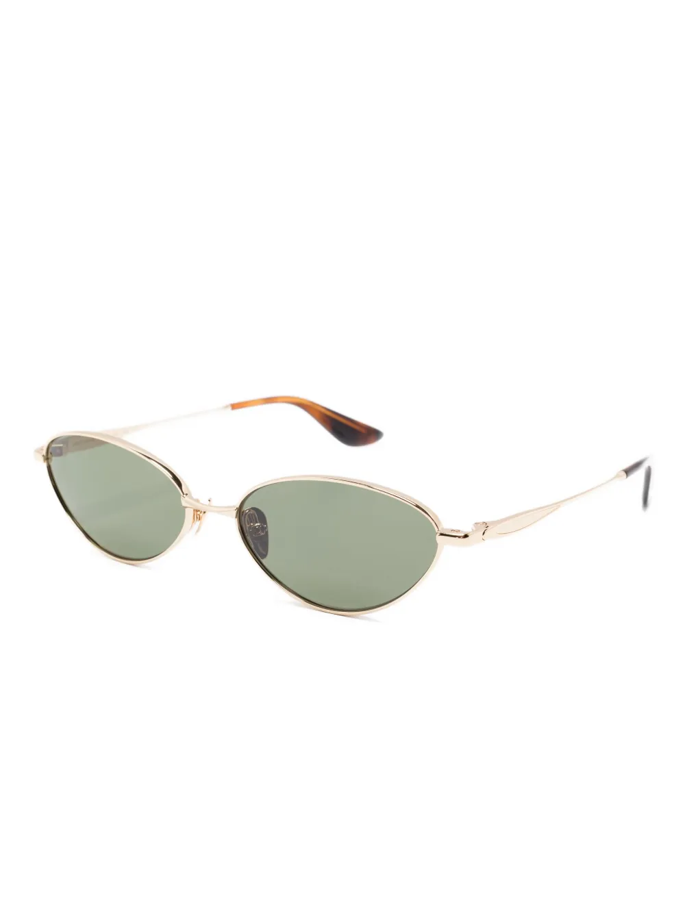 GIGI STUDIOS oval-frame sunglasses - Goud