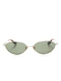 GIGI STUDIOS oval-frame sunglasses - Gold