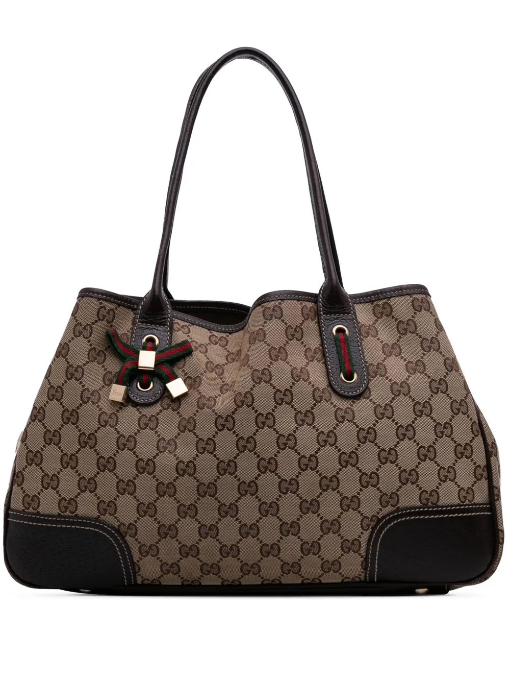 Gucci Pre-Owned 2016-2025 GG Canvas Princy tote bag - ブラウン Gucci Pre-Owned 2016-2025 GG Canvas Princy tote bag - ブラウン