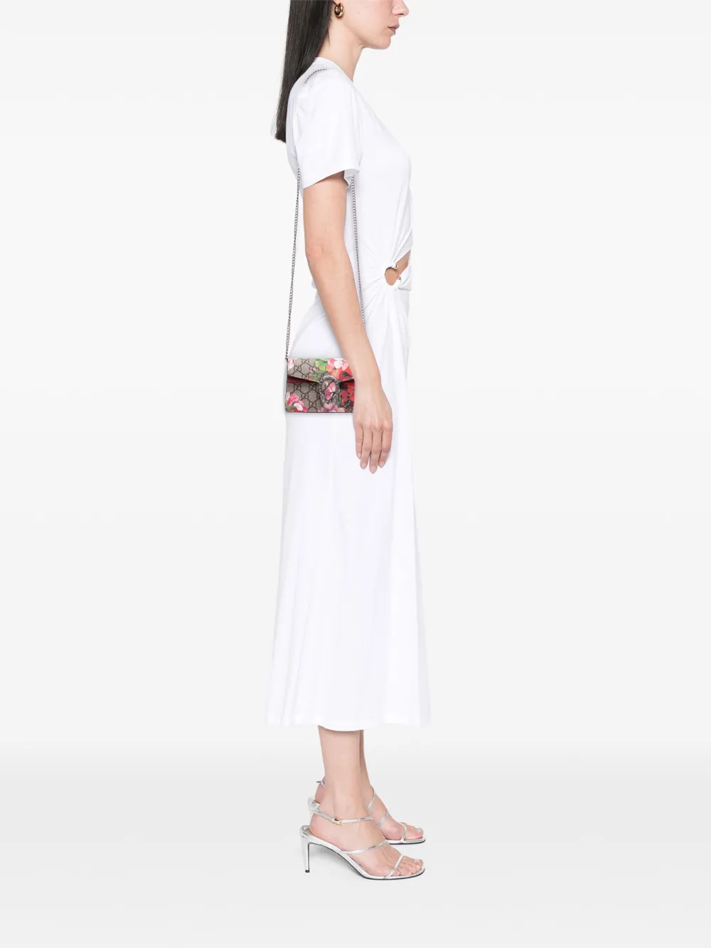 Gucci Pre-Owned 2016-2024 Super Mini GG Supreme Blooms Dionysus crossbody bag | Pre-Owned | Image 2