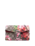 Gucci Pre-Owned 2016-2024 Super Mini GG Supreme Blooms Dionysus crossbody bag - Brown