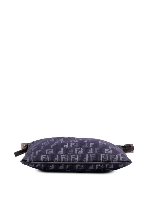 Fendi Pre-Owned 2000-2010 Zucchino Denim Crossbody Bag