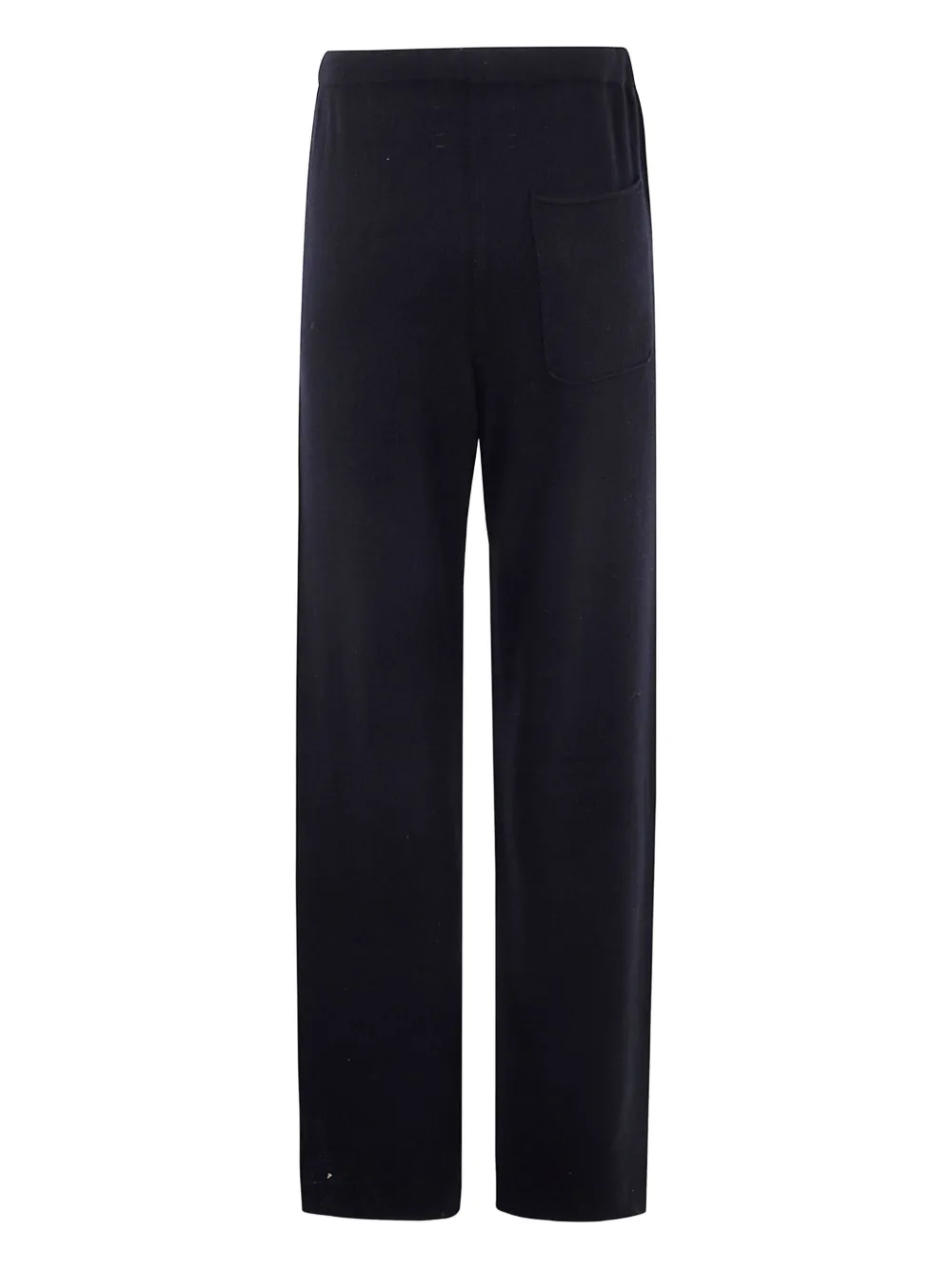 Extreme cashmere Kasjmier broek met elastische taille - Zwart