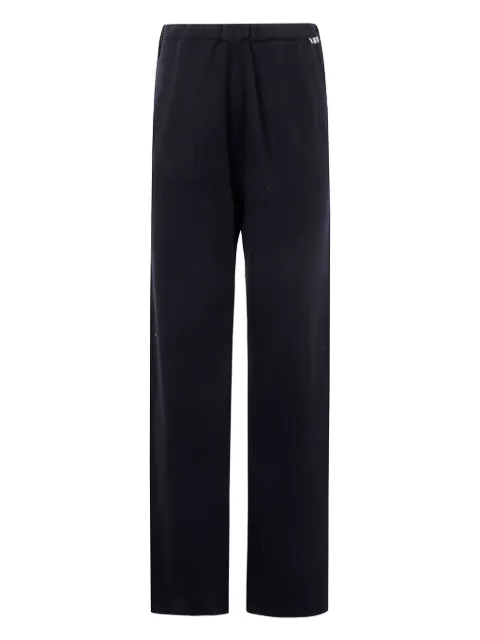extreme cashmere elasticated-waist cashmere trousers