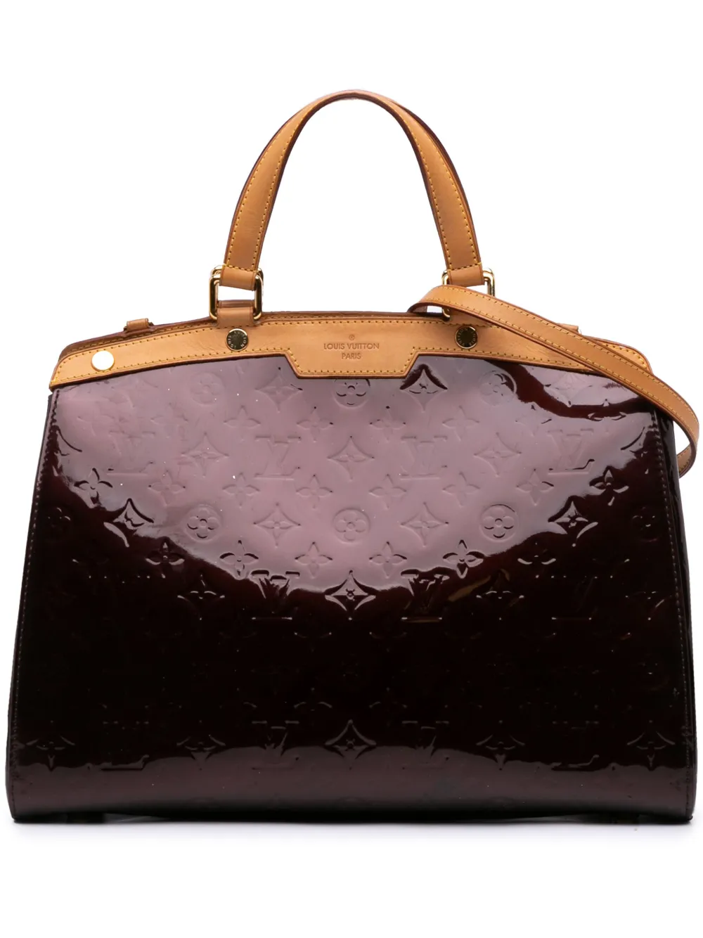 Louis Vuitton Pre-Owned 2010 Monogram Vernis Brea GM satchel - パープル Louis Vuitton Pre-Owned 2010 Monogram Vernis Brea GM satchel - パープル