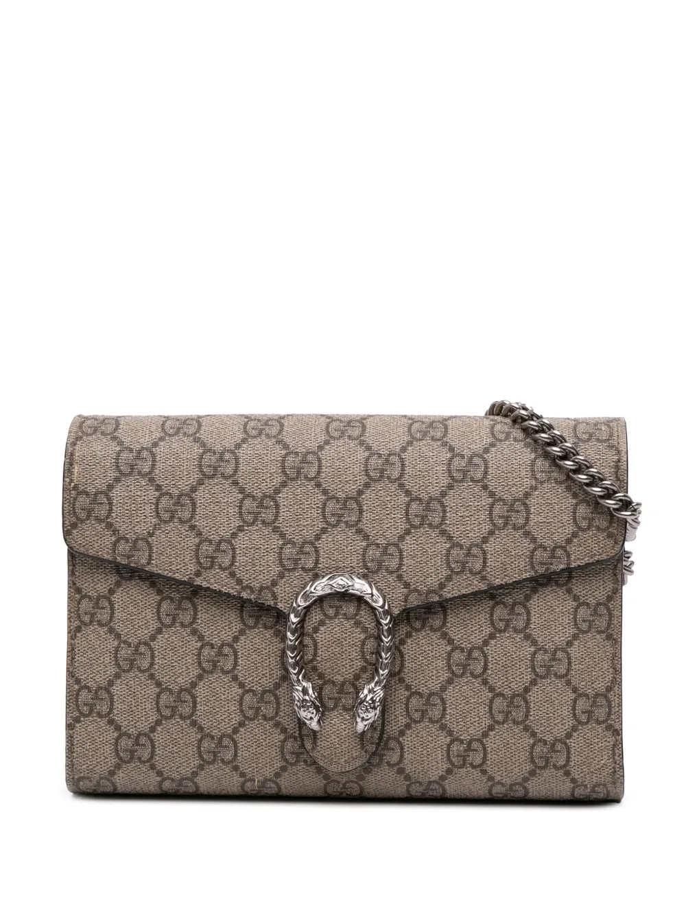 Gucci Pre-Owned 2016-2025 GG Supreme Dionysus Chain Wallet crossbody Gucci Pre-Owned 2016-2025 GG Supreme Dionysus Chain Wallet crossbody