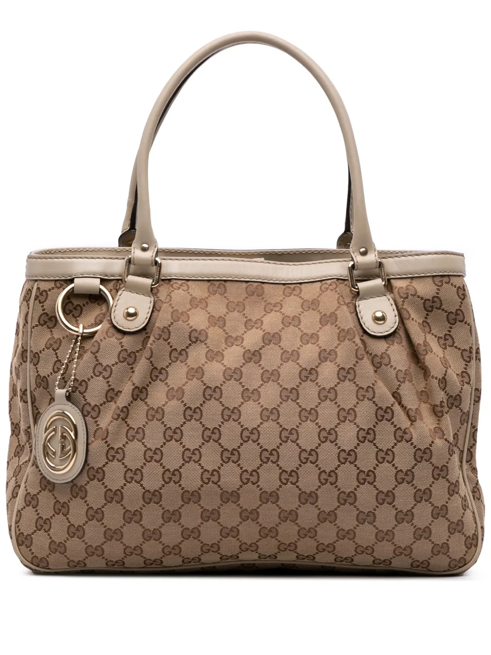 Gucci Pre-Owned 2016-2025 GG Canvas Sukey tote bag - ブラウン Gucci Pre-Owned 2016-2025 GG Canvas Sukey tote bag - ブラウン
