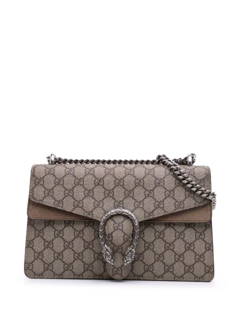 Gucci Pre-Owned lille GG Supreme Dionysus skuldertaske fra 2016-2025
