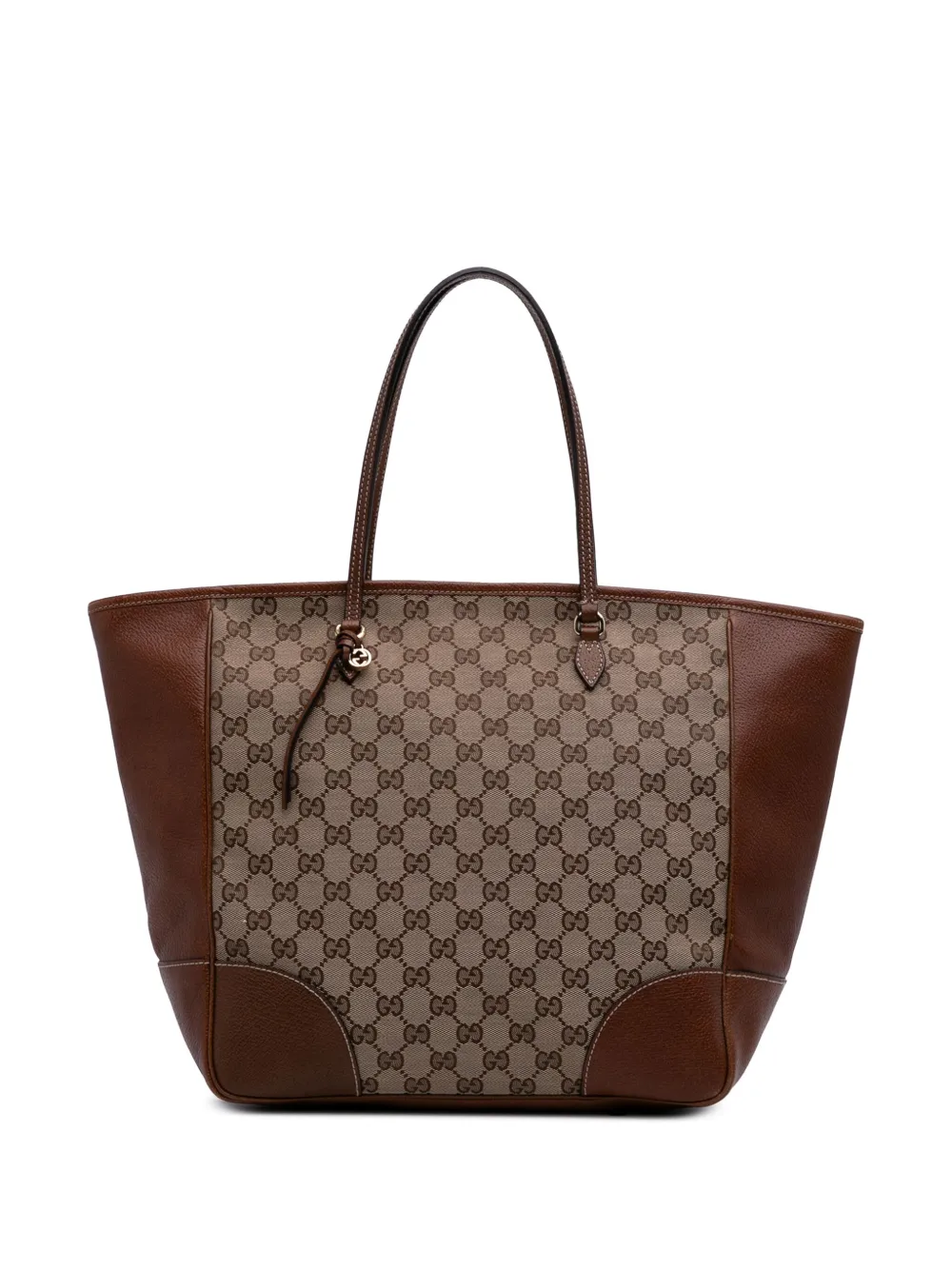 Gucci Pre-Owned 2016-2025 GG Canvas Bree tote bag - ブラウン Gucci Pre-Owned 2016-2025 GG Canvas Bree tote bag - ブラウン