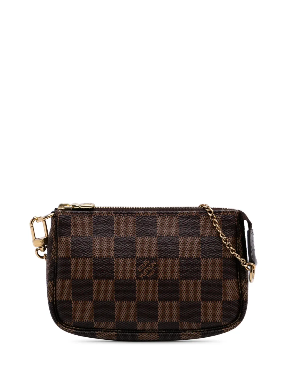 Louis Vuitton Pre-Owned 2020 Damier Ebene Mini Pochette Accessoires Louis Vuitton Pre-Owned 2020 Damier Ebene Mini Pochette Accessoires