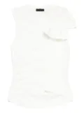 LIU JO bow-tie T-shirt - White