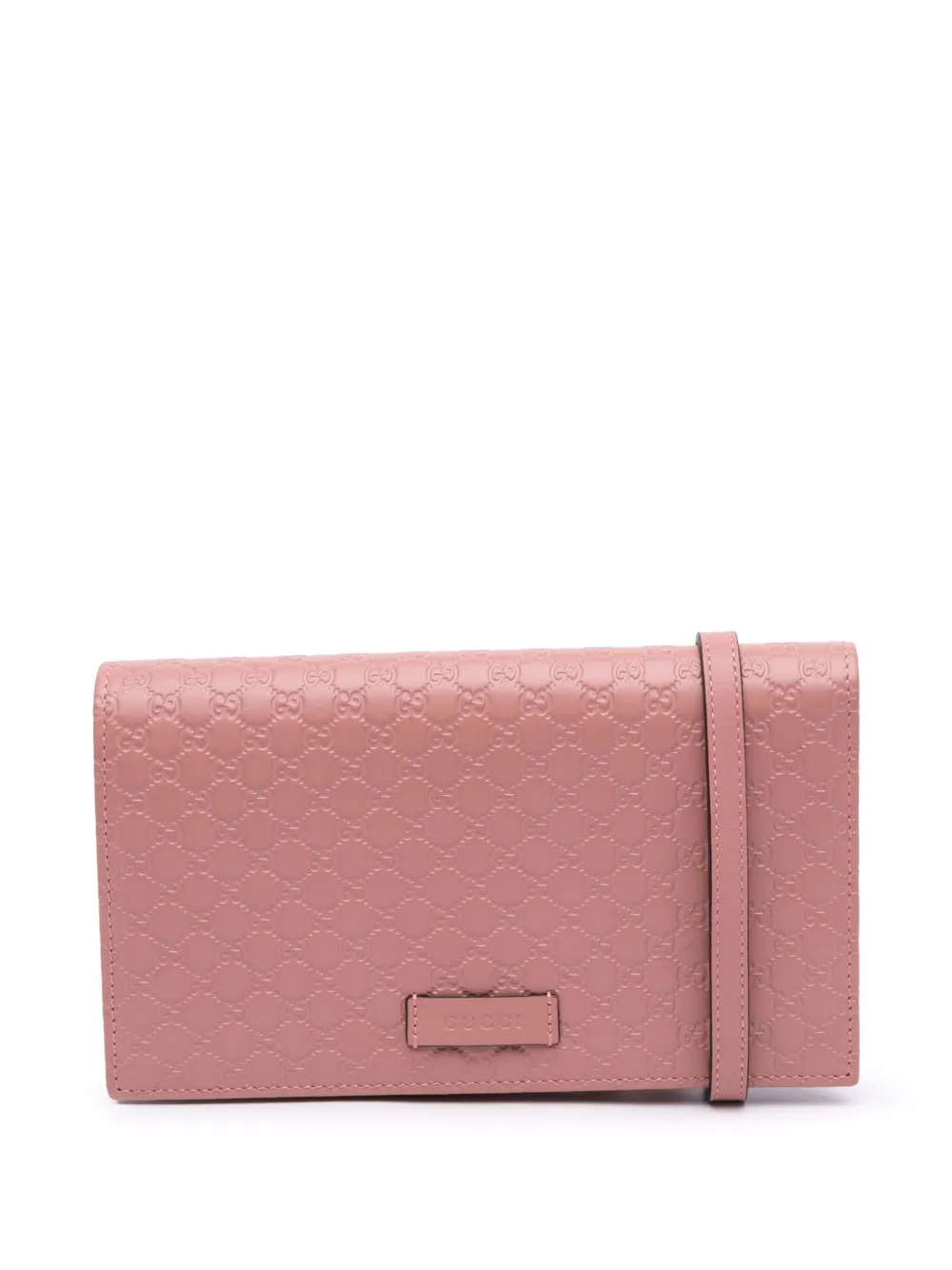 Gucci Pre-Owned 2000-2015 Microguccissima Wallet on Strap crossbody Gucci Pre-Owned 2000-2015 Microguccissima Wallet on Strap crossbody