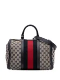 Gucci Pre-Owned 2016-2025 GG Canvas Web Joy Boston Bag satchel - Brown