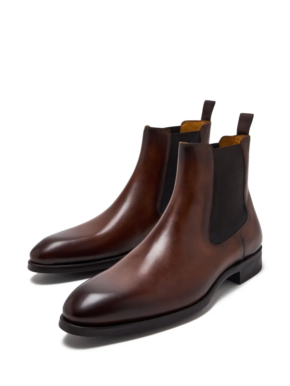 Magnanni Hanson leather chelsea boots Brown