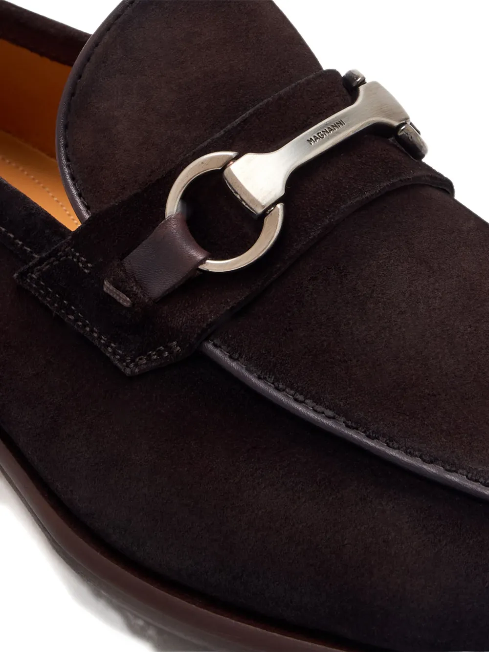 Magnanni Suede Loafers In Brown