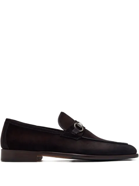 Magnanni suede loafers