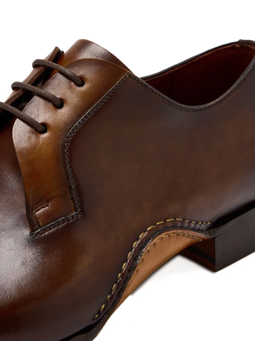 Magnanni Leather Oxford Shoes In Brown