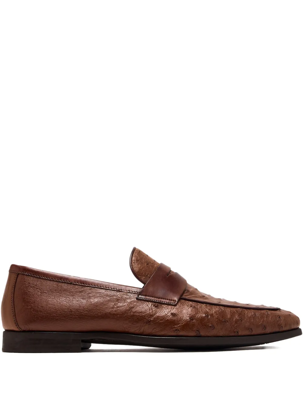 Magnanni leather penny loafers Brown