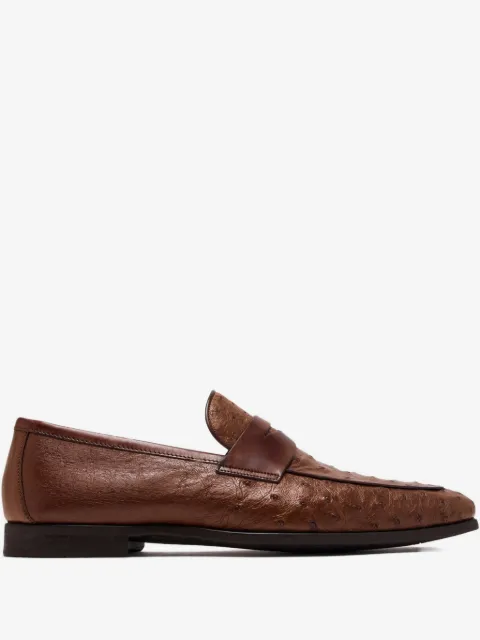 Magnanni leather penny loafers