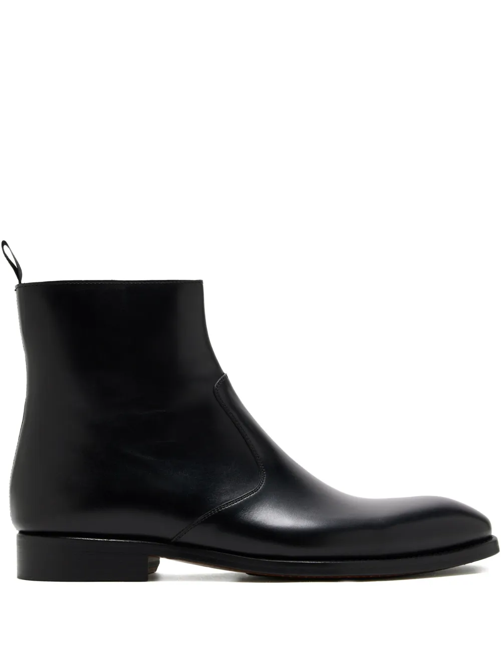 Magnanni zip-fastening leather boots Black
