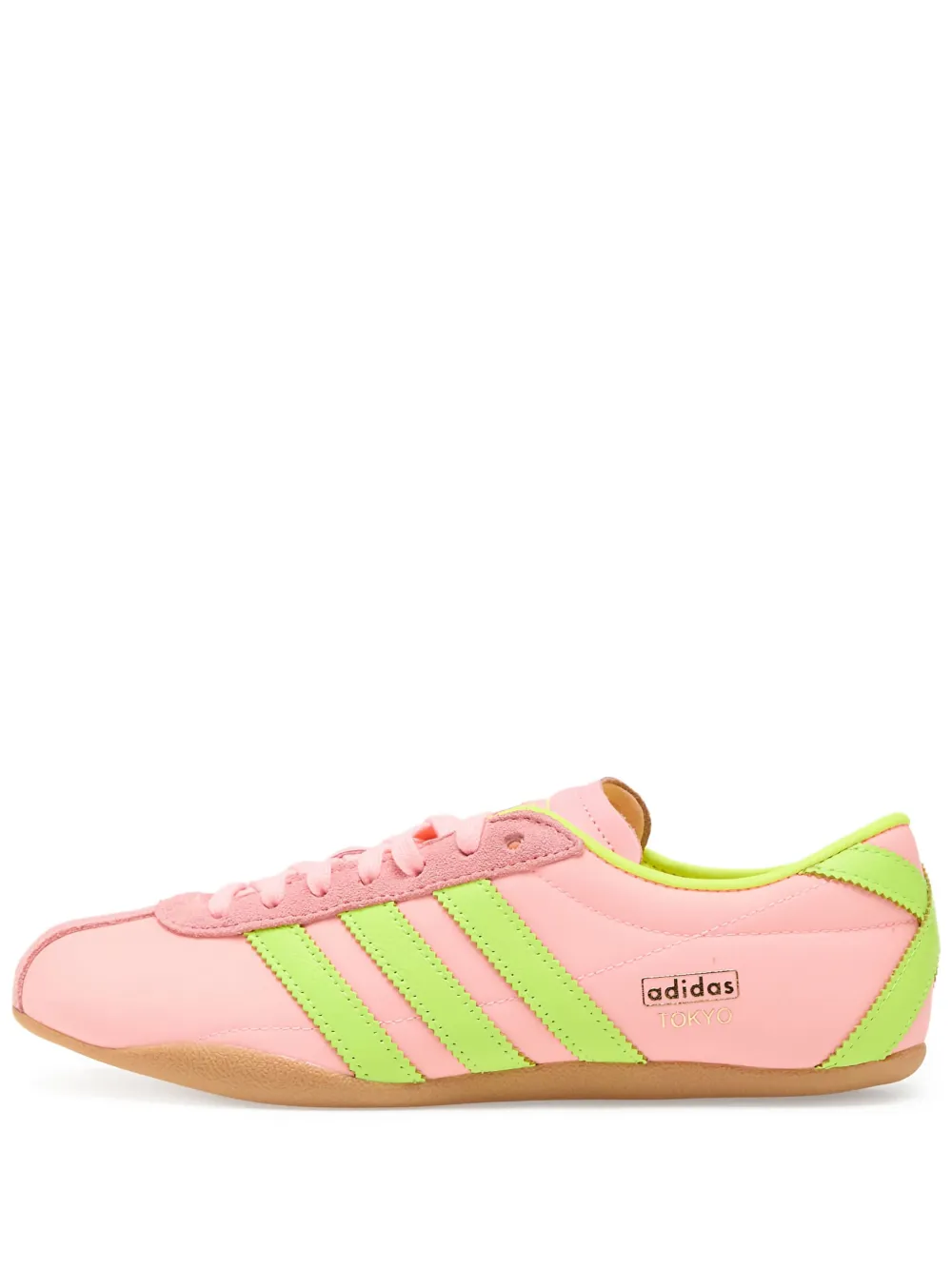 Adidas three-stripe suede sneakers Neutrals