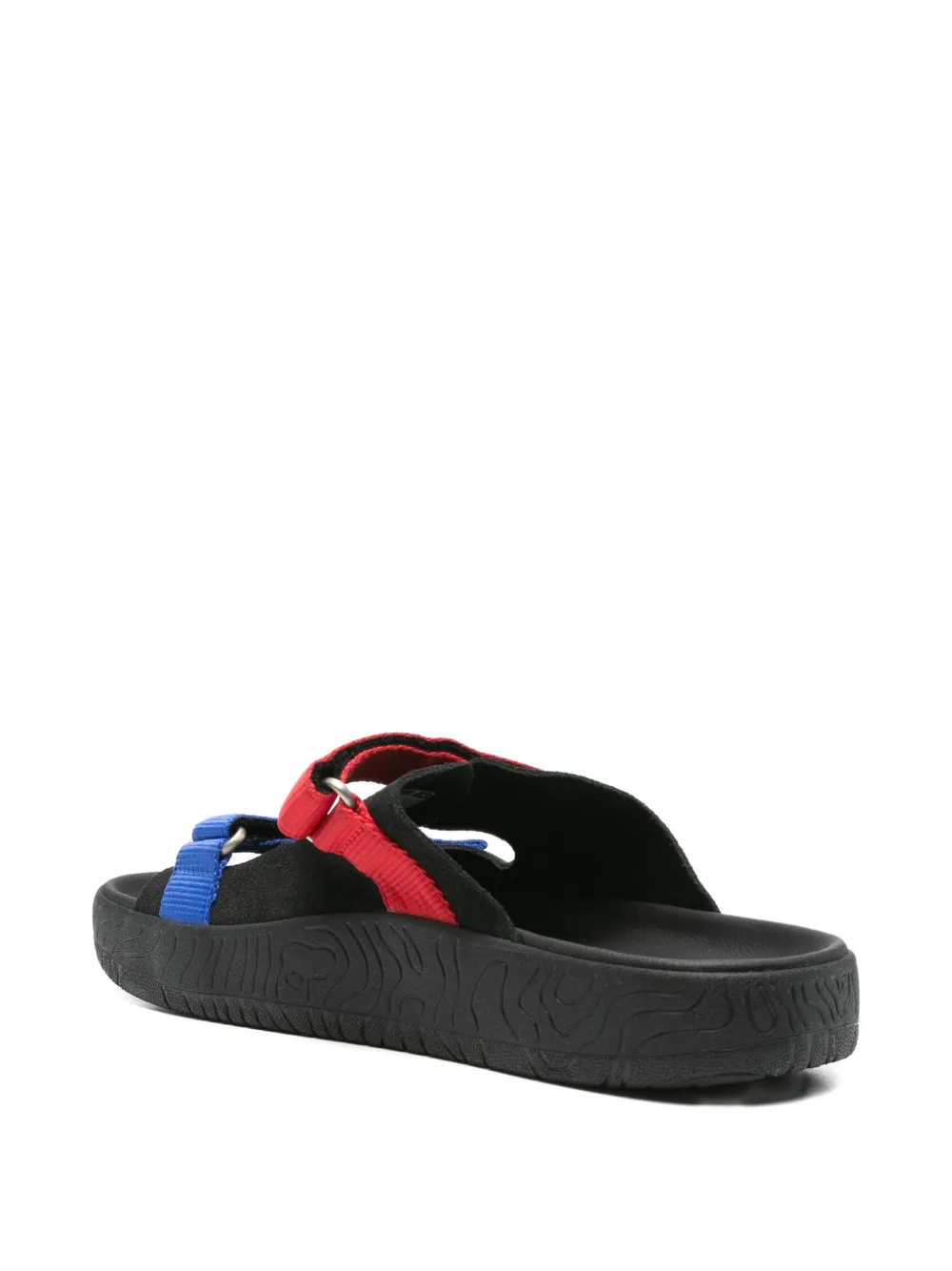 VEJA suede double-strap sandals Black