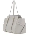 Iceberg double-handle leather bag - Grey