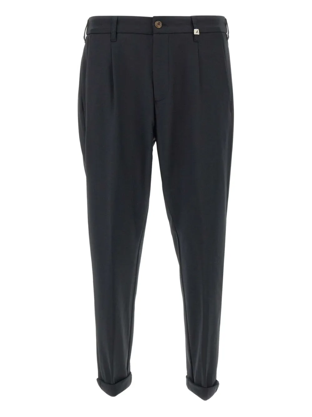 cuffed-hem trousers