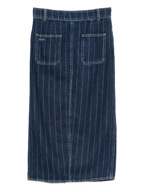 Jupe En Jean Ba&sh - Taille 2 (équivalent 36/38) - Style Mini - Bleu - Occasion Très Bon état