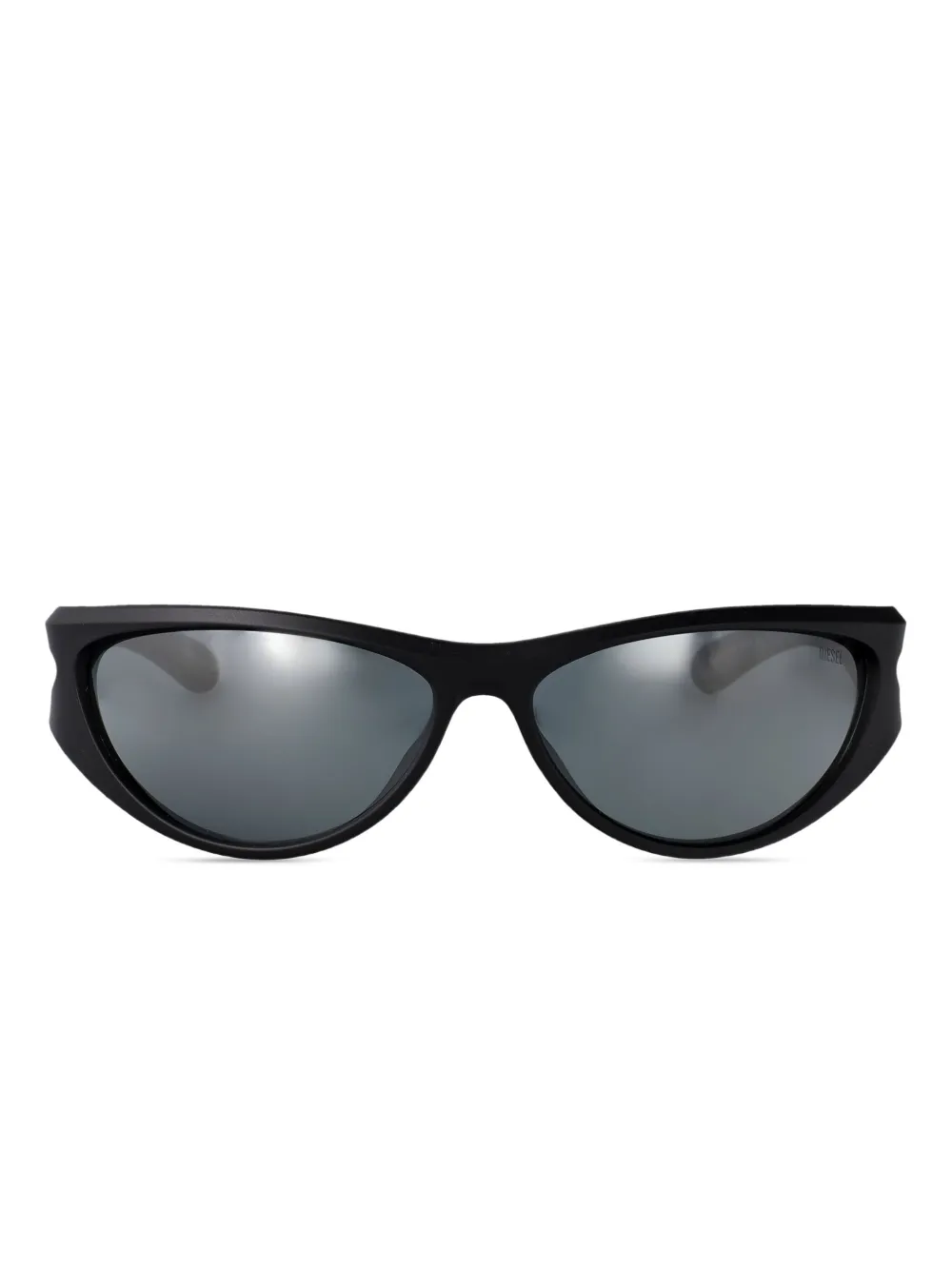 Diesel oval-frame sunglasses Zwart