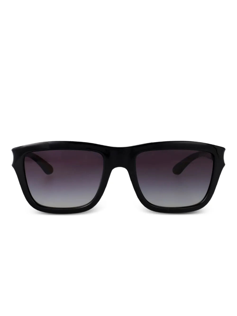 Diesel perforated square-frame sunglasses Zwart