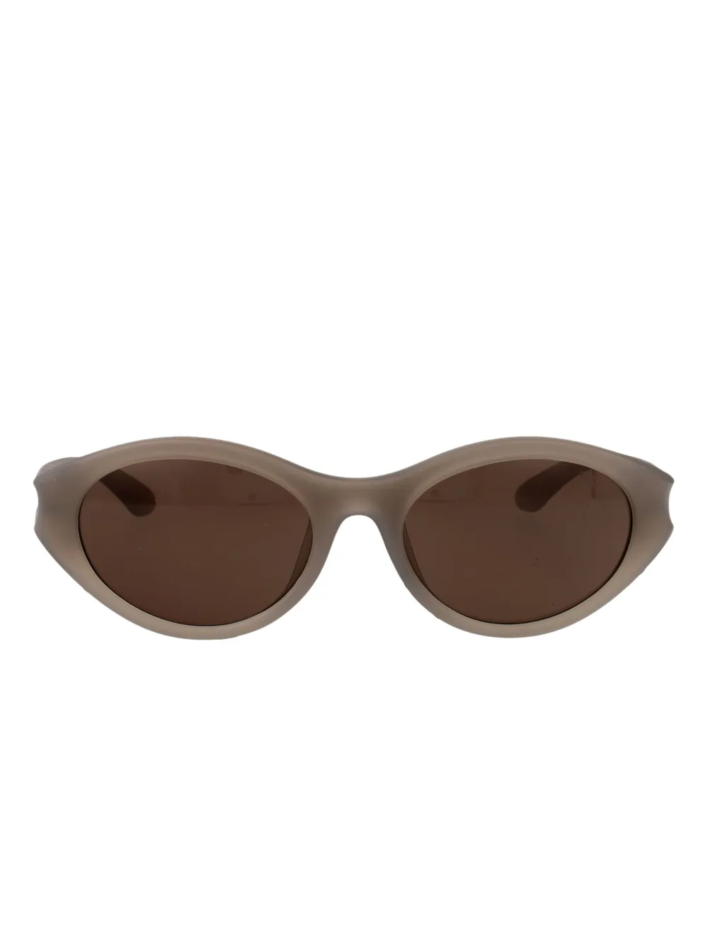 Diesel oval-frame sunglasses Beige