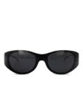 Diesel oval-frame sunglasses - Black
