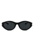 Diesel oval-frame sunglasses - Black