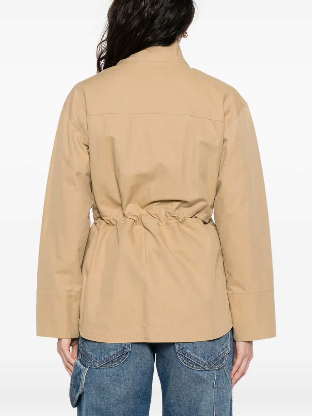 LIU JO Jas met logodetail Beige