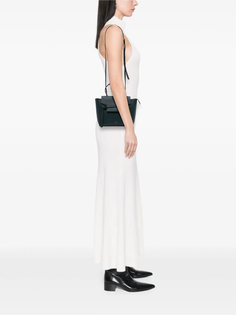Celine Pre-Owned 2018-2025 Nano Grained Calfskin Belt Bag satchel | Pre-Owned | Image 2