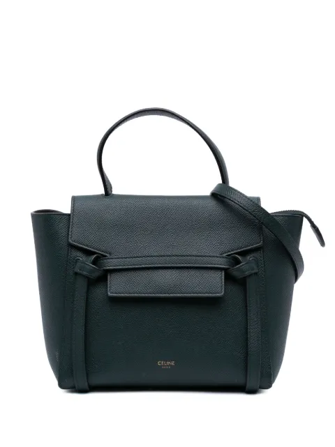 Céline Pre-Owned 2018-2025 Nano Grained Calfskin Belt Bag satchel