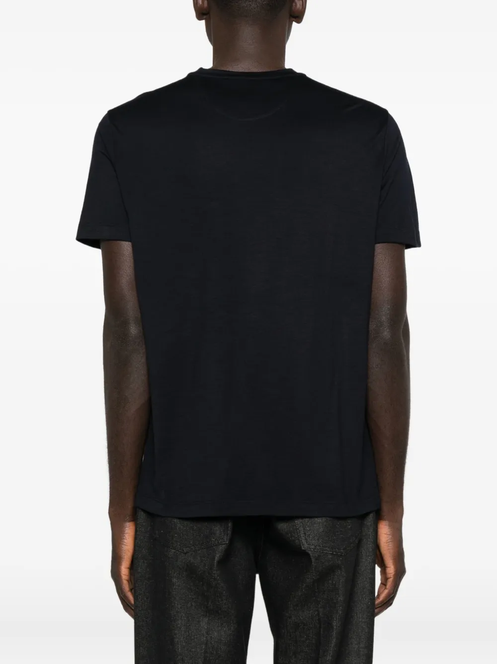 Maurizio Baldassari Virgin-wool T-shirt In Black