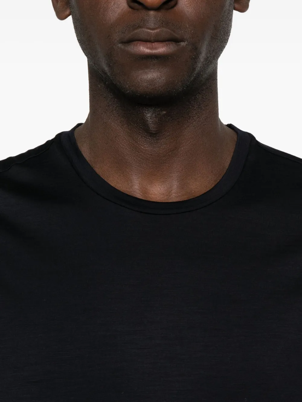 Maurizio Baldassari Virgin-wool T-shirt In Black