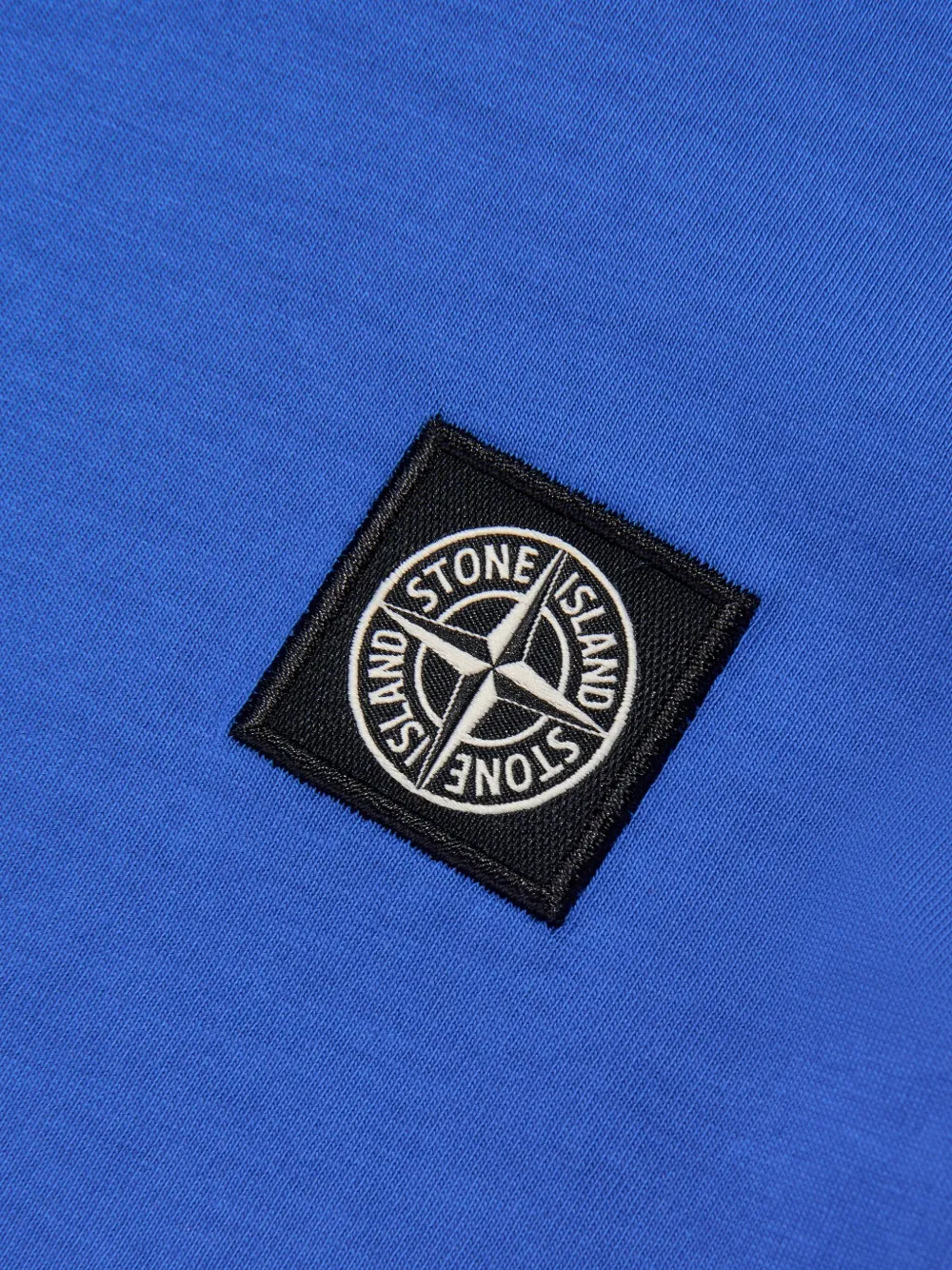 Stone Island Junior T-shirt met logopatch Blauw