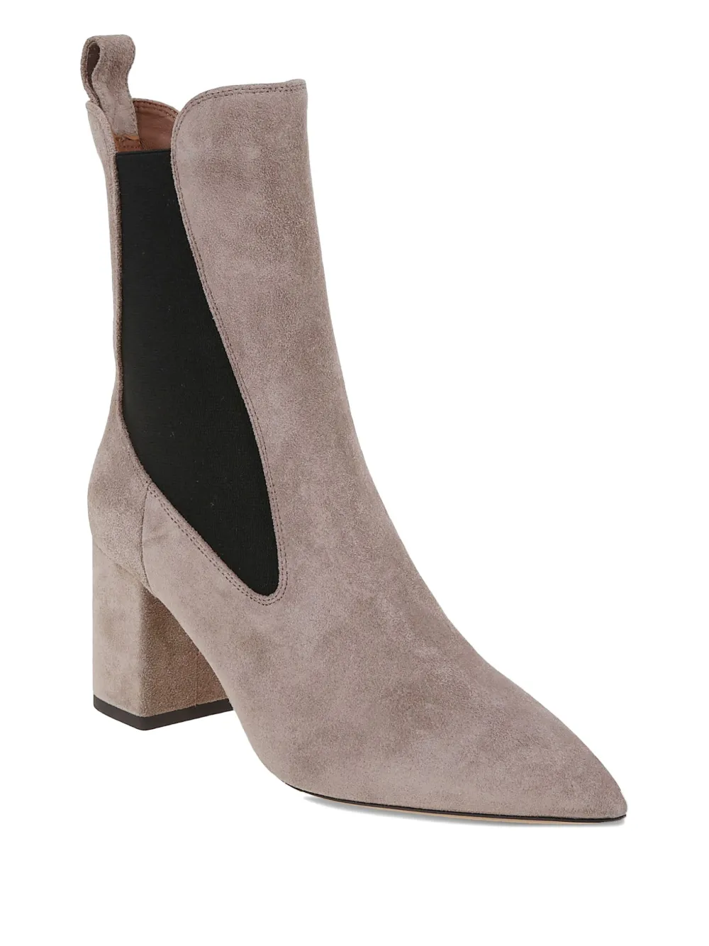 Paris Texas 70mm pointed-toe block-heel chelsea boots Neutrals