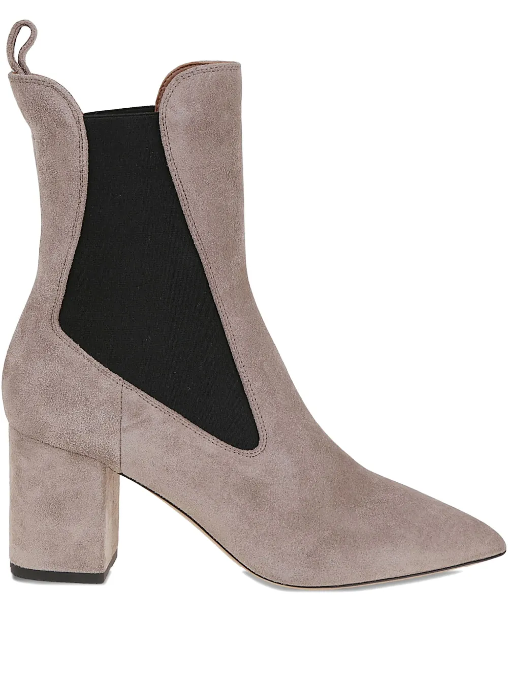 Paris Texas 70mm Pointed-toe Block-heel Chelsea Boots In Neutral