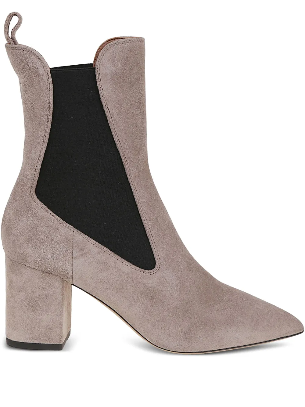 Paris Texas 70mm pointed-toe block-heel chelsea boots Neutrals