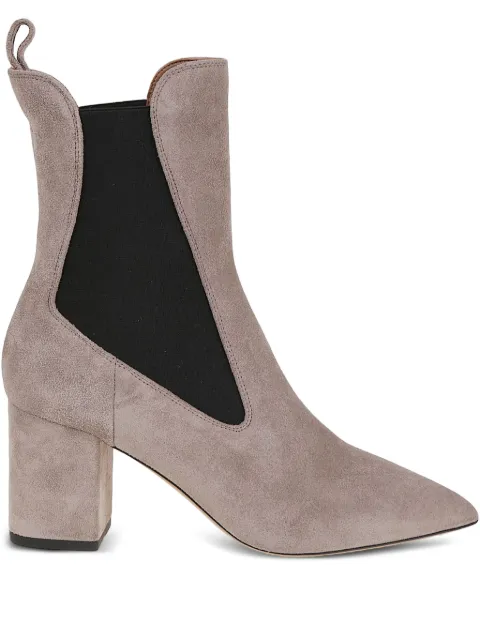Paris Texas 70mm pointed-toe block-heel chelsea boots