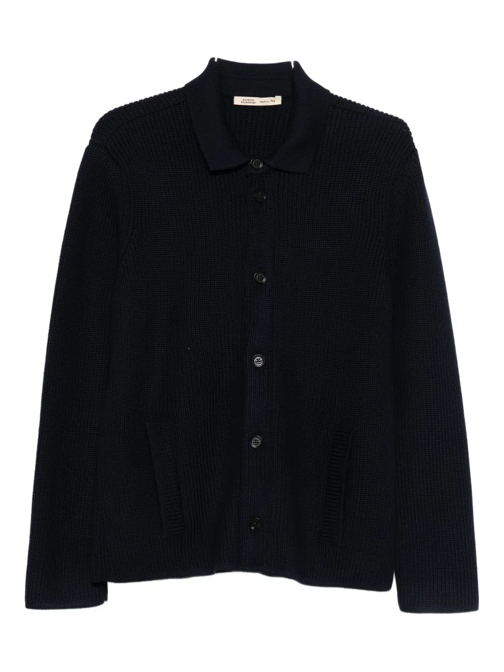 Maurizio Baldassari Button Pocket Cardigan In Blue